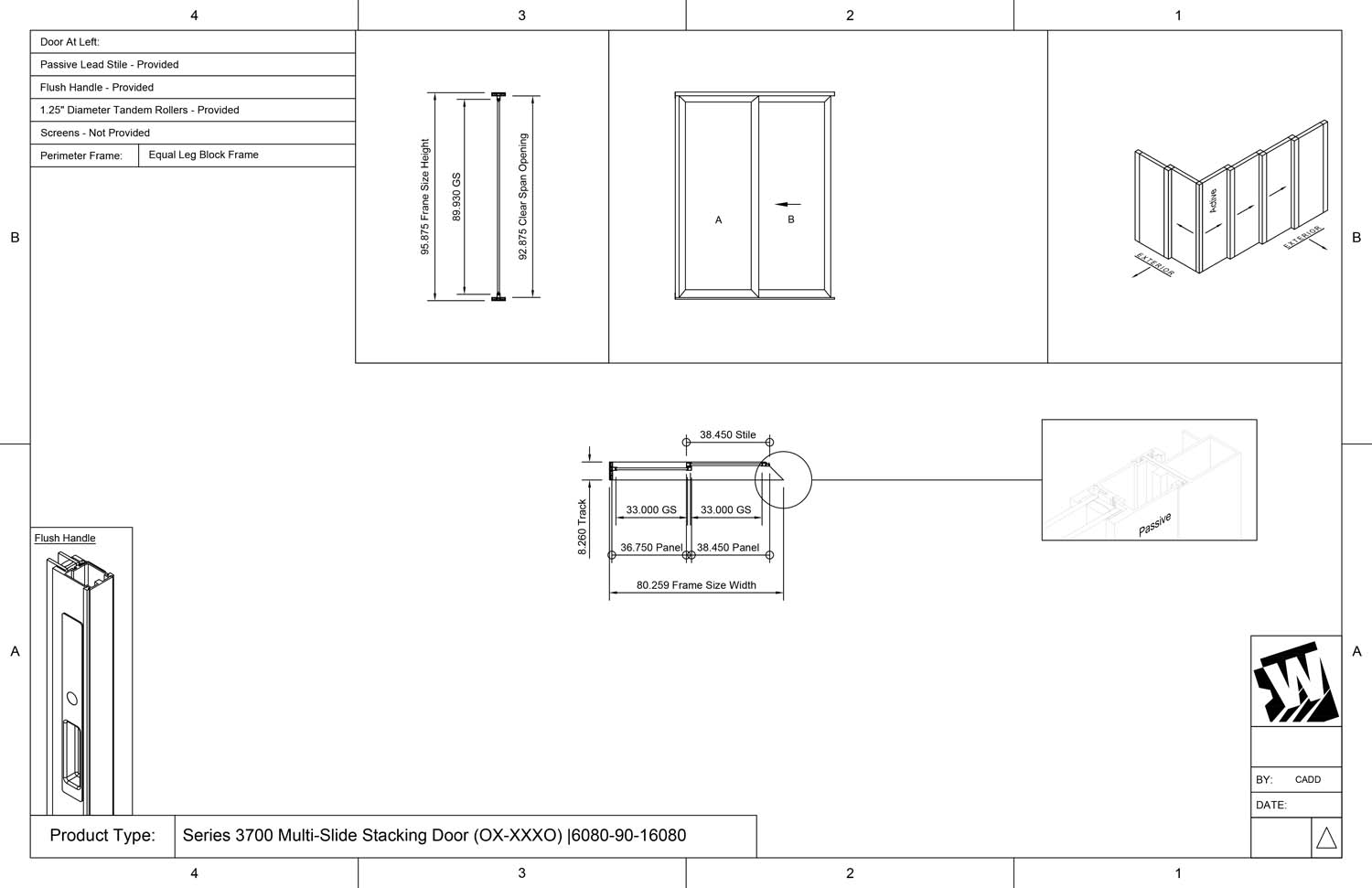 Pocket Door Detail Cad